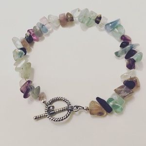 “Candy Rocks” beaded bracelet